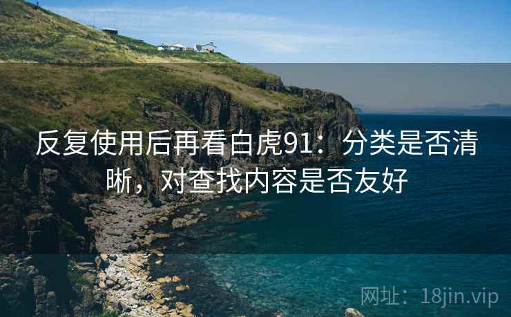 反复使用后再看白虎91：分类是否清晰，对查找内容是否友好  第1张