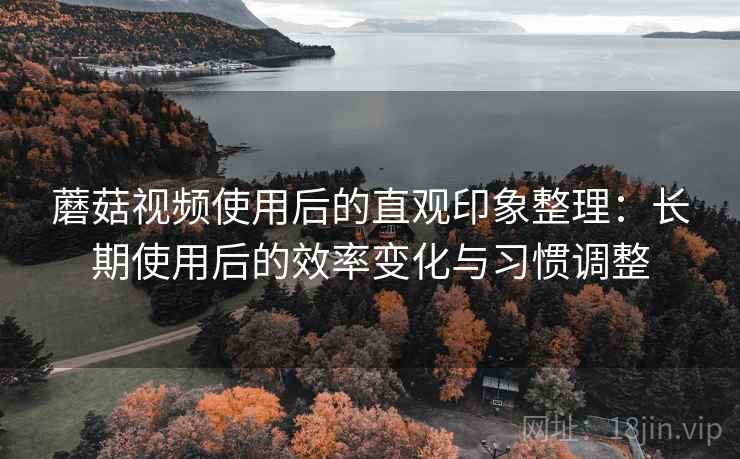蘑菇视频使用后的直观印象整理：长期使用后的效率变化与习惯调整  第1张