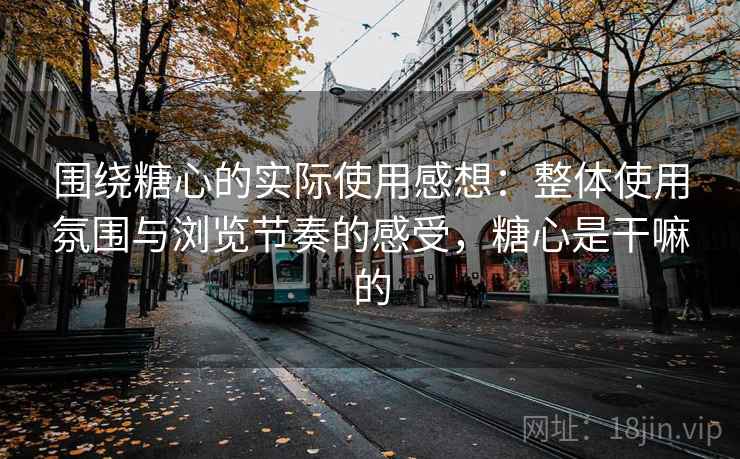 围绕糖心的实际使用感想：整体使用氛围与浏览节奏的感受，糖心是干嘛的  第1张