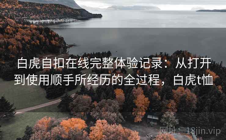 白虎自扣在线完整体验记录：从打开到使用顺手所经历的全过程，白虎t恤  第2张